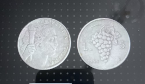 Repubblica italiana 5 lire - repubblica,