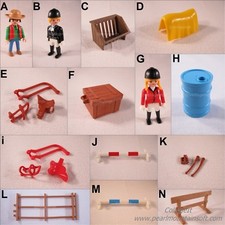 PLAYMOBIL VINTAGE 3855 SALTO RECINZIONE CANNA COPERTA RACK CASSA TROGOLO SELLA-SCELTA