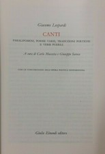 LEOPARDI - CANTI PARNASO