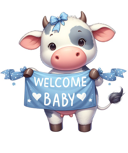 Adesivi auto welcome baby - 8,