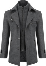 Cappotto Da Uomo in Lana