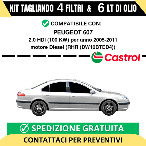 Tagliando per peugeot 607 0 - tagliando,