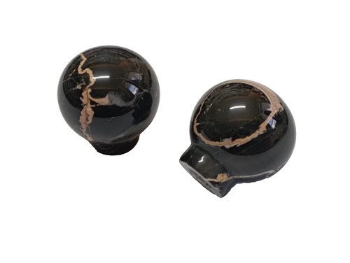 Pomolo pomello marmo nero - pomolo,