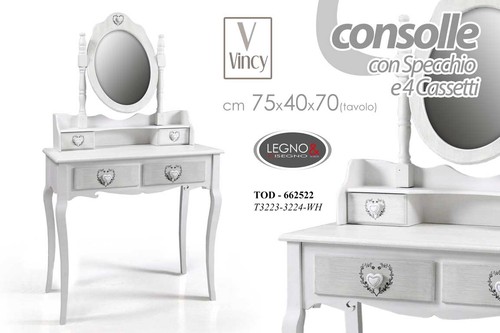 Consolle specchio tavolo - specchio,