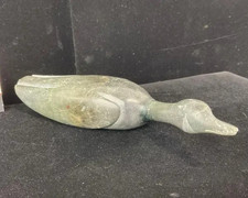 Scultura anatra pietra ollare