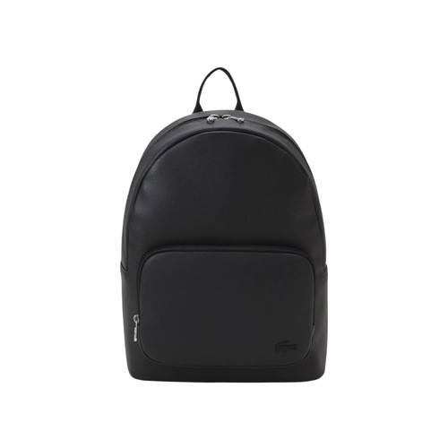 Zaino lacoste nero ecopelle - zaino,