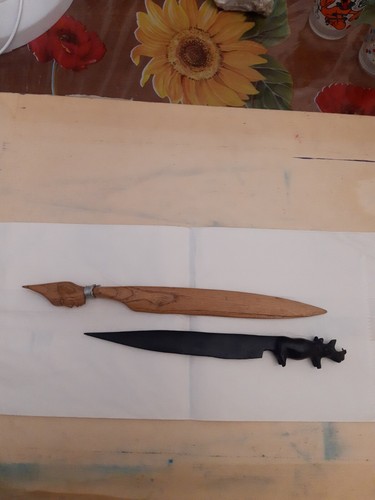 Tagliacarte etnici legno - in, da