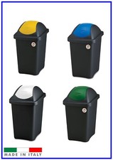 Bidone Immondizia Pattumiera per la Raccolta Differenziata Secchio Spazzatura
