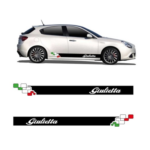 Adesivi strisce laterali con - adesivi,