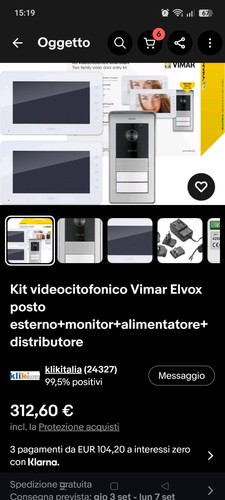 Vimar elvox bifamiliare - vimar, un