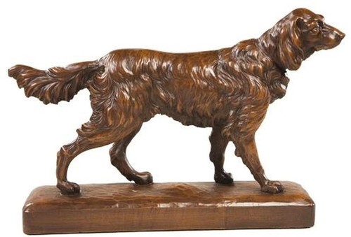 Scultura cane setter - , inglese
