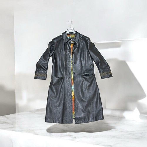 Cappotto vera pelle versace - vera,