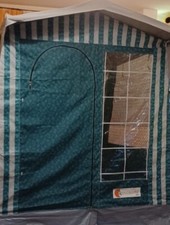 TENDA CUCINA MULTIFUNZIONE CUCINOTTO OUTDOOR EUROTENDA IBIZA EDERA VERDE/BIANCA