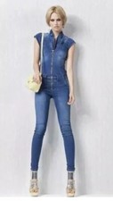 DENNY ROSE TUTA intera salopette jeans art.  6205 nuovissima introvabile tg. L