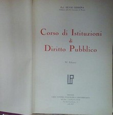 Lessona CORSO DI ISTITUZIONI