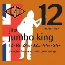 ROTOSOUND JK12 Jumbo King  - CORDE PER CHITARRA ACUSTICA PHOSPHOR BRONZE 12/54