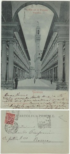 Firenze uffizi il palazzo - -,