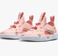 Nike Sunray Protect 4 TD rosa bianco bambino neonato sandalo casual taglia 5C nuovo 