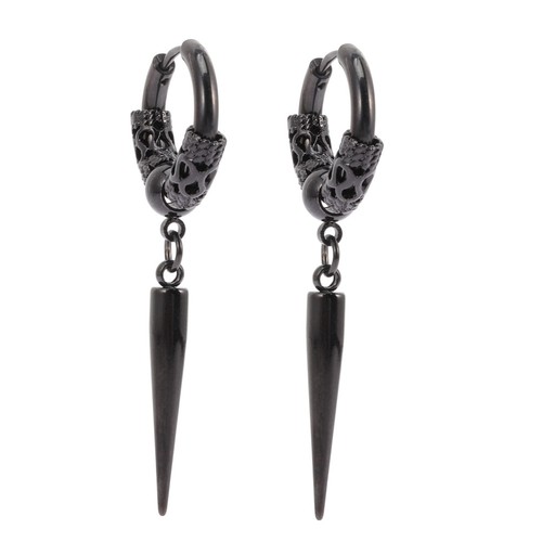 Vintage men earrings fashion - earrings,