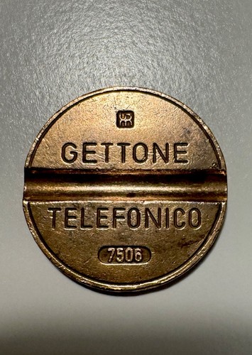 Gettone telefonico 7506 rara - gettone,