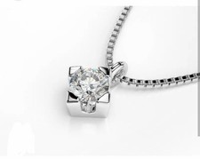 Collana con punto luce - con,
