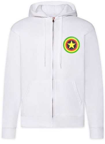 Felpa con cappuccio zip