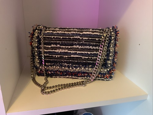 Borsa mano zara blu - borsa, bianca