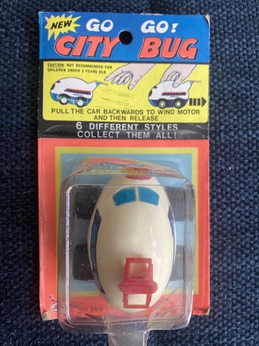 Vintage city bug bus - go!,
