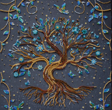 Kit ricamo perline albero