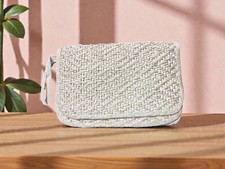 Pochette vintage en paille