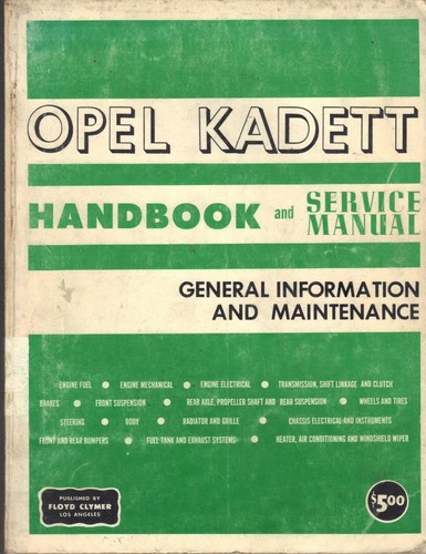 Manuale opel kadett - manuale,