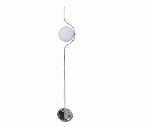 Lampada terra argento con - lampada,