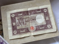 banconota mille lire Grande M O Barbetti 22/07/1946