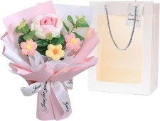 Fiori all'uncinetto, mazzo di