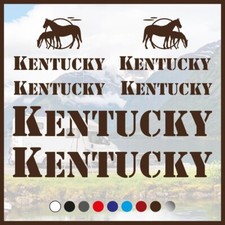 Adesivo set loghi “Kentucky