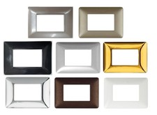 COMPATIBILE PLACCA MOSTRINA BTICINO MATIX  PVC 3 4 6 FORI MODULI