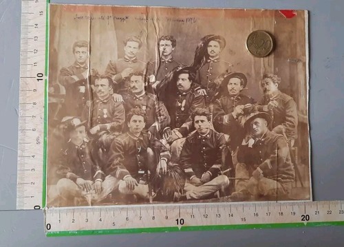 Foto militare 1876 - 24/34/4)foto,