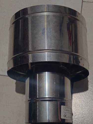 Comignolo antivento acciaio - comignolo,