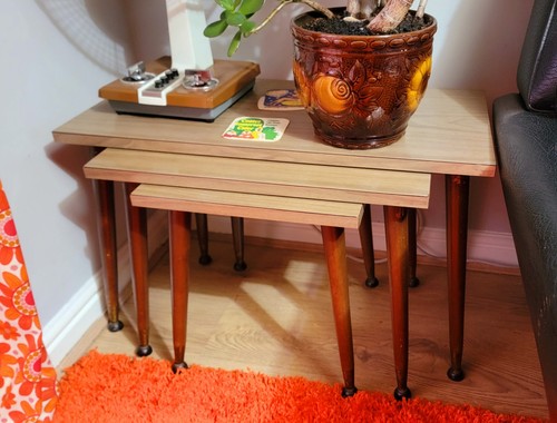 Set tavolini vintage nido - set, 3