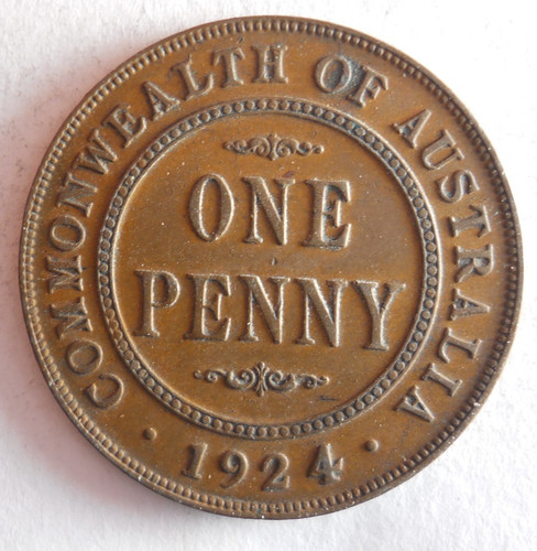 1924 australia penny ottima - australia,