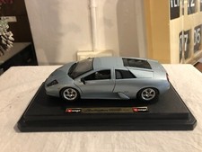 BURAGO LAMBORGHINI MURCIELAGO 2001 grigia 1:24 raro modellino auto