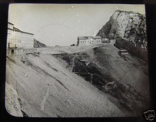 Glass Magic lantern slide THE