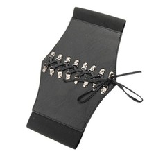  1Pc Cintura in vita larga da donna Cintura in pizzo con fiocco in pizzo Cintura