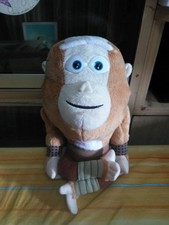 2 Peluche dal cartone animato Kung FU Panda (Shifu + Scimmia)