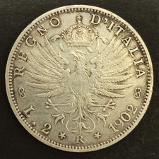 2 LIRE 1902 SPL AQUILA SABAUDA