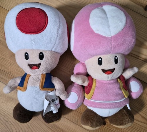 Set toad toadette peluche - toadette,