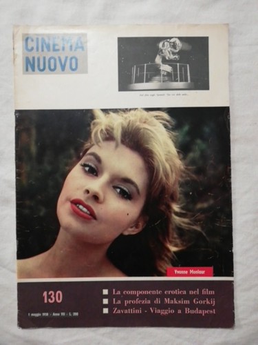 Cinema nuovo 130 1958 - 1958, yvonne