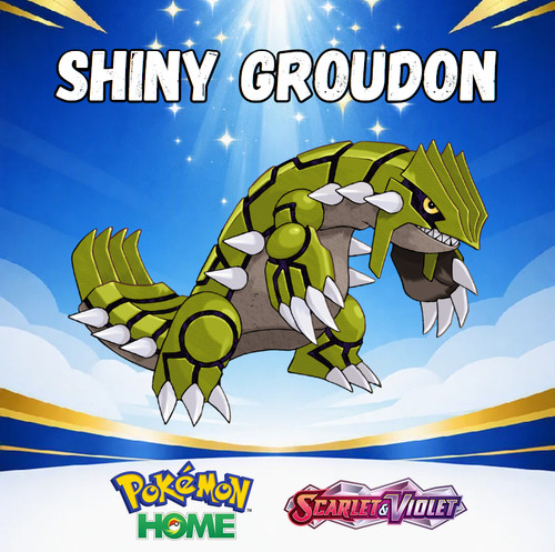 Groudon shiny 6iv - shiny, pokémon