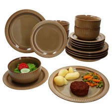 18 pezzi Set piatti bistrot 6