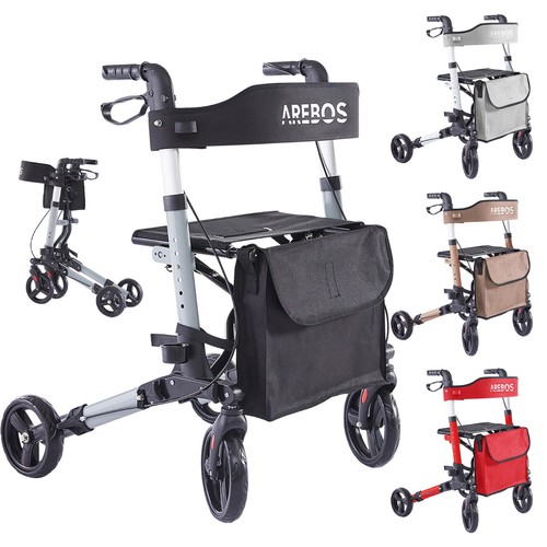 Arebos rollator alluminio - arebos,